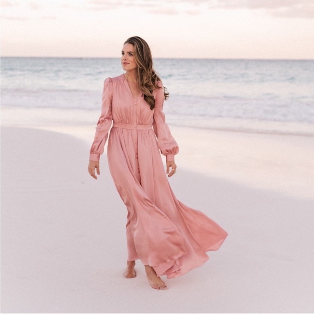 Gal Meets Glam Pink Maxi Dress